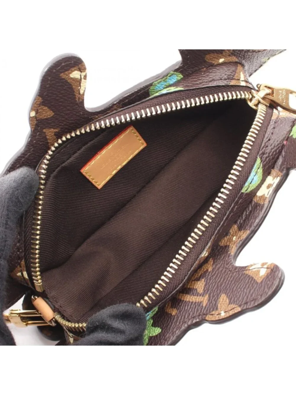 Louis Vuitton Shoulder Bag Dog on Strap Canvas Leather